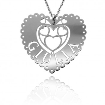 Queen of Hearts (collana bianca)