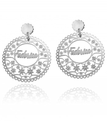 Fleurs - orecchini personalizzabili con Nome