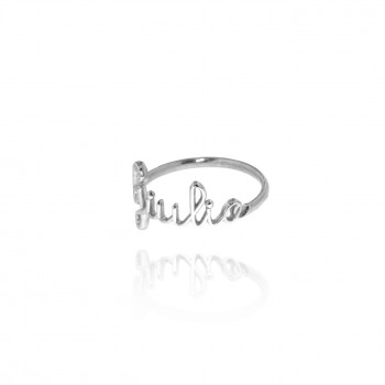 Biro - anello personalizzabile (bianco)
