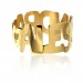 Bracciale con Nome giallo