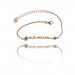 Mantra (bracciale quadrifoglio rosa)