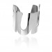 Bracciale personalizzabile con nome maxi bianco