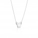 Naive - girocollo in argento (bianco)
